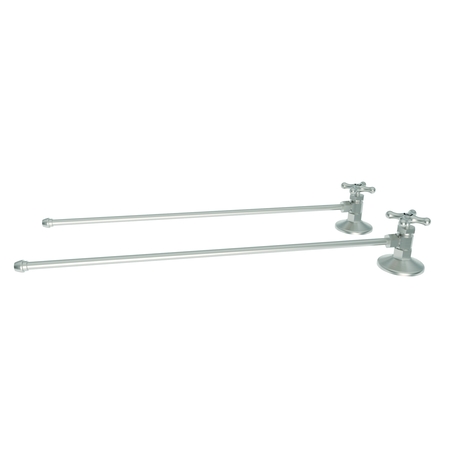 BRASSTECH Lavatory Supply Kit, 1/2" Compression in Stainless Steel (Pvd) 493X/20
